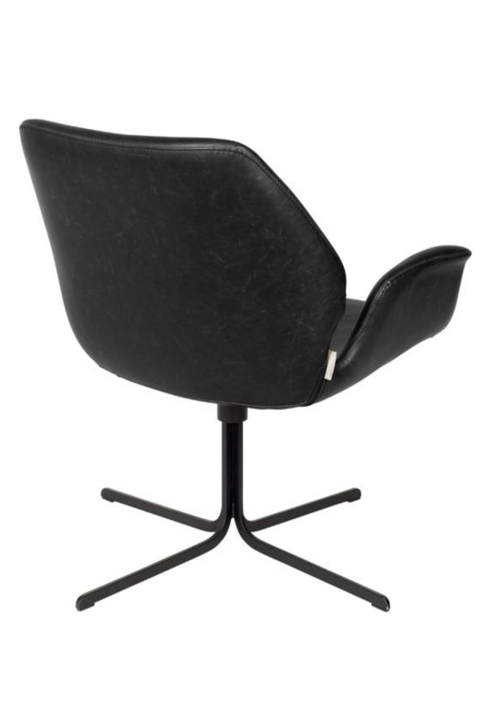 Leather Swivel Lounge Chair | Zuiver Nikki | Oroa.com