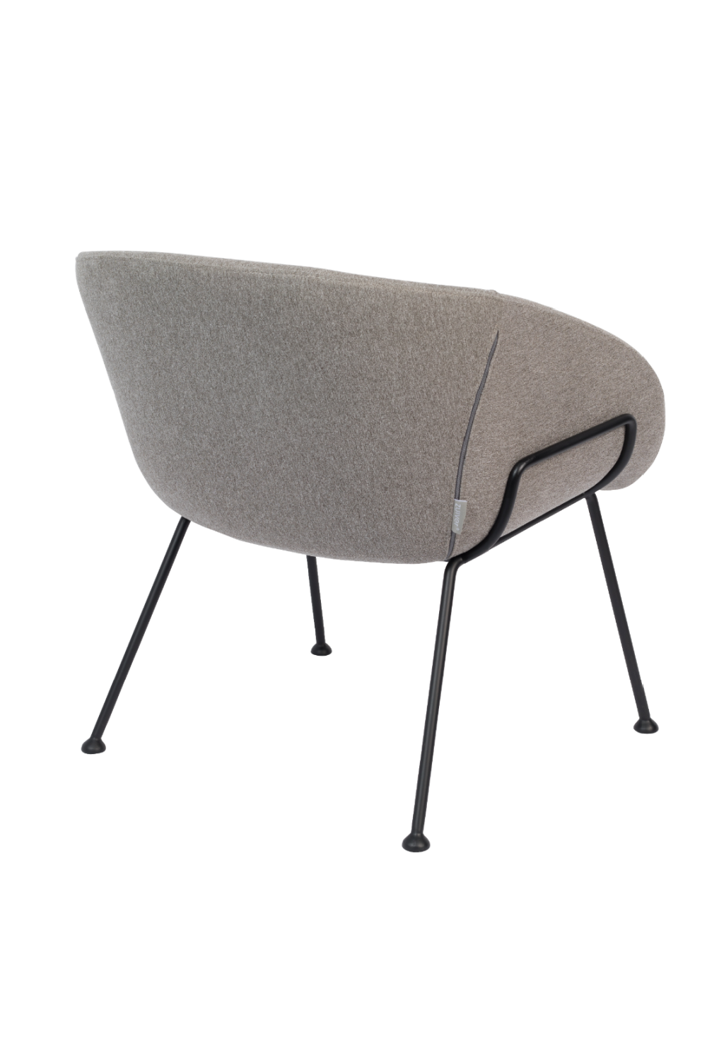 Gray Upholstered Lounge Chair | Oroa.com
