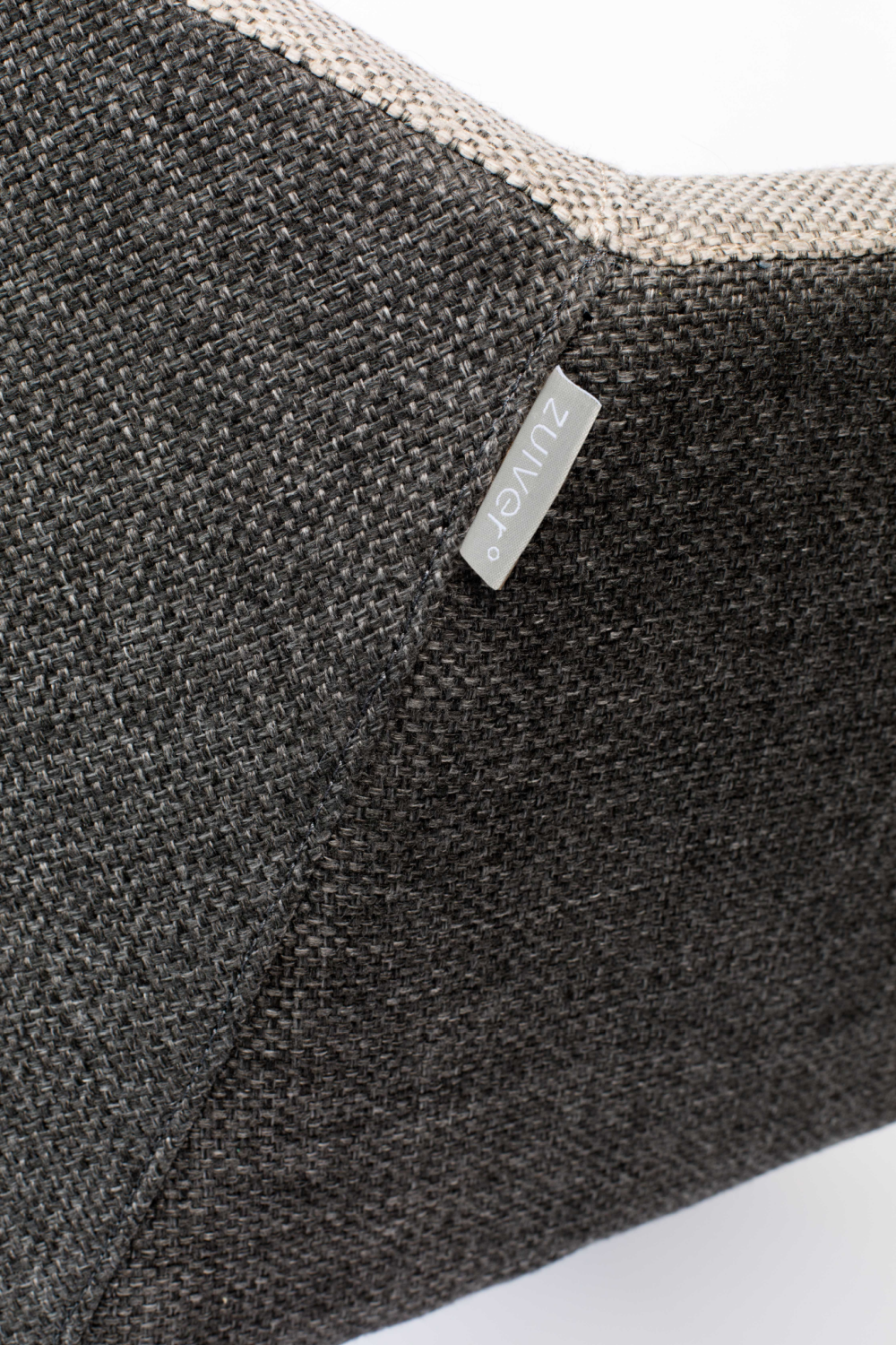 Gray Upholstered Lounge Chair | Zuiver Uncle Jesse | OROA.com