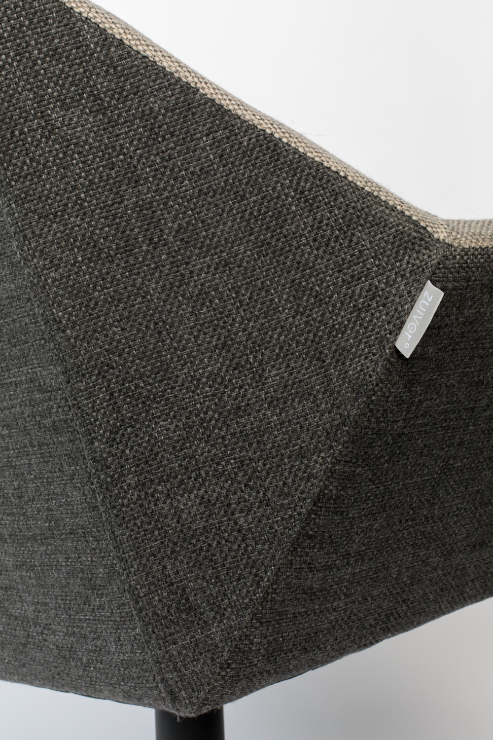 Gray Upholstered Lounge Chair | Zuiver Uncle Jesse | OROA.com