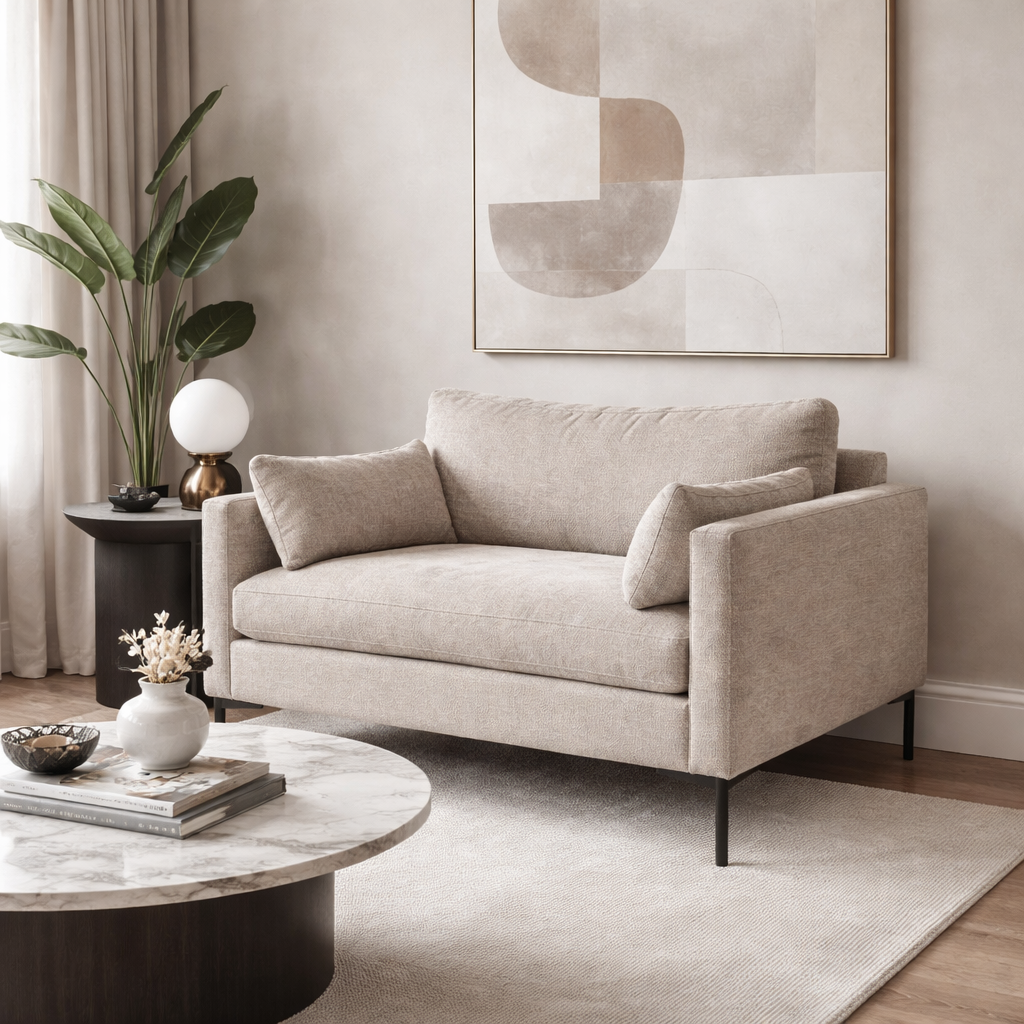 Modern Minimalist Love Seat | Oroa.com