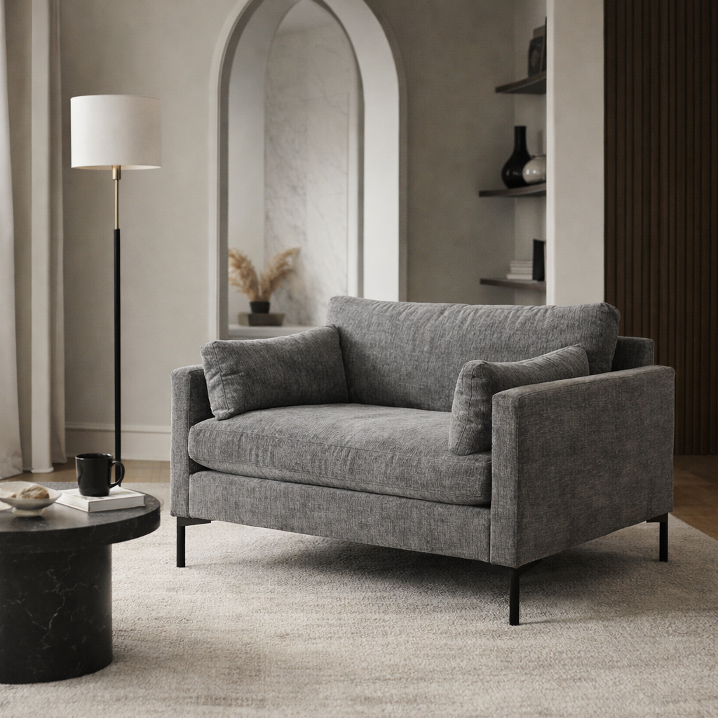Modern Minimalist Love Seat | Oroa.com