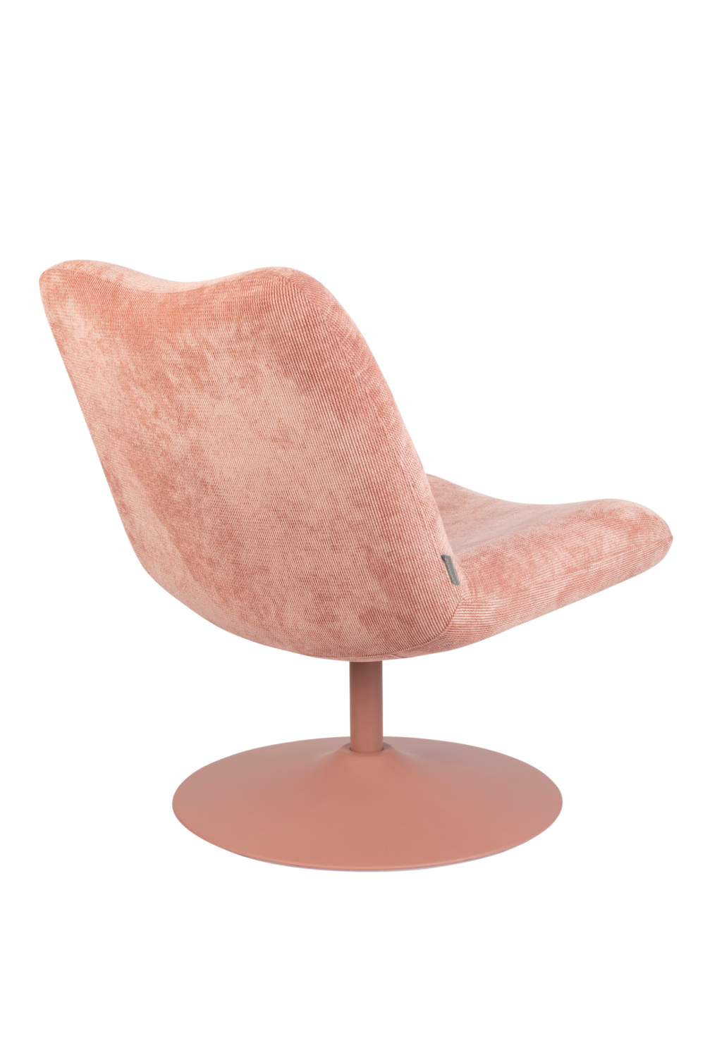 Upholstered Pedestal Lounge Chair | Zuiver Bubba | OROA.com