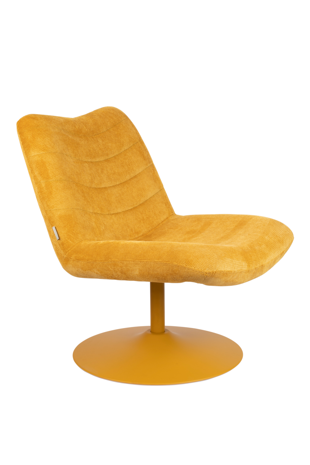 Upholstered Pedestal Lounge Chair | Zuiver Bubba | OROA.com