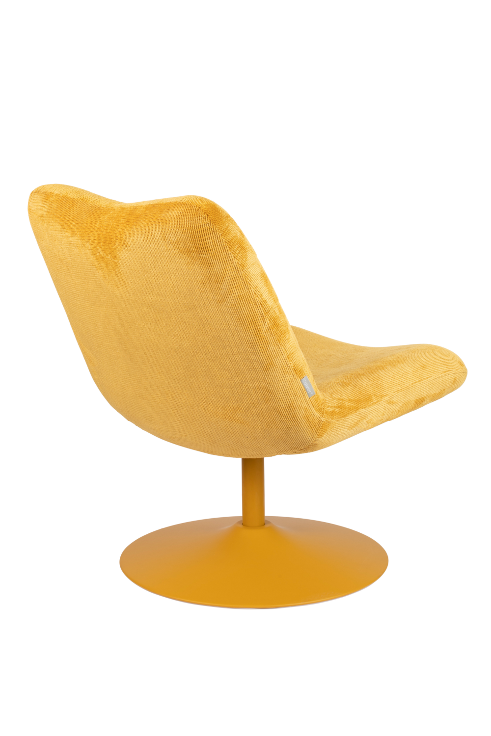 Upholstered Pedestal Lounge Chair | Zuiver Bubba | OROA.com