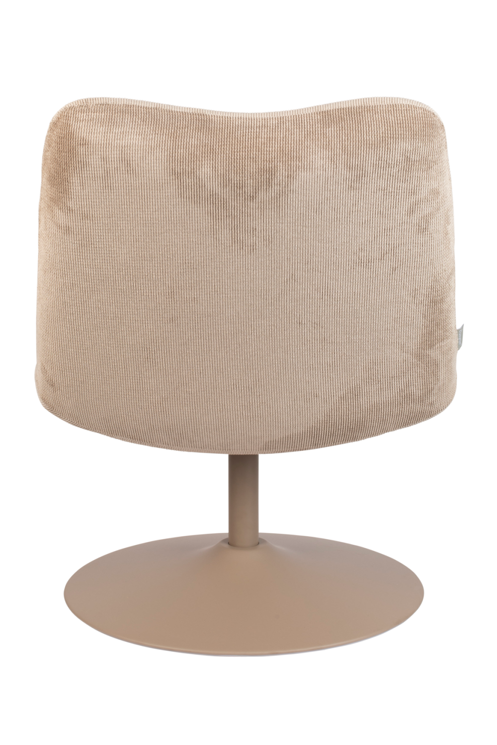 Upholstered Pedestal Lounge Chair | Zuiver Bubba | OROA.com