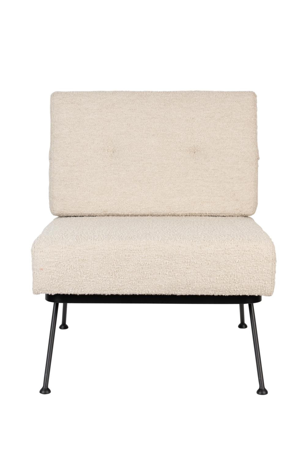 Beige Minimalist Lounge Chair | Zuiver Bowie | OROA.com