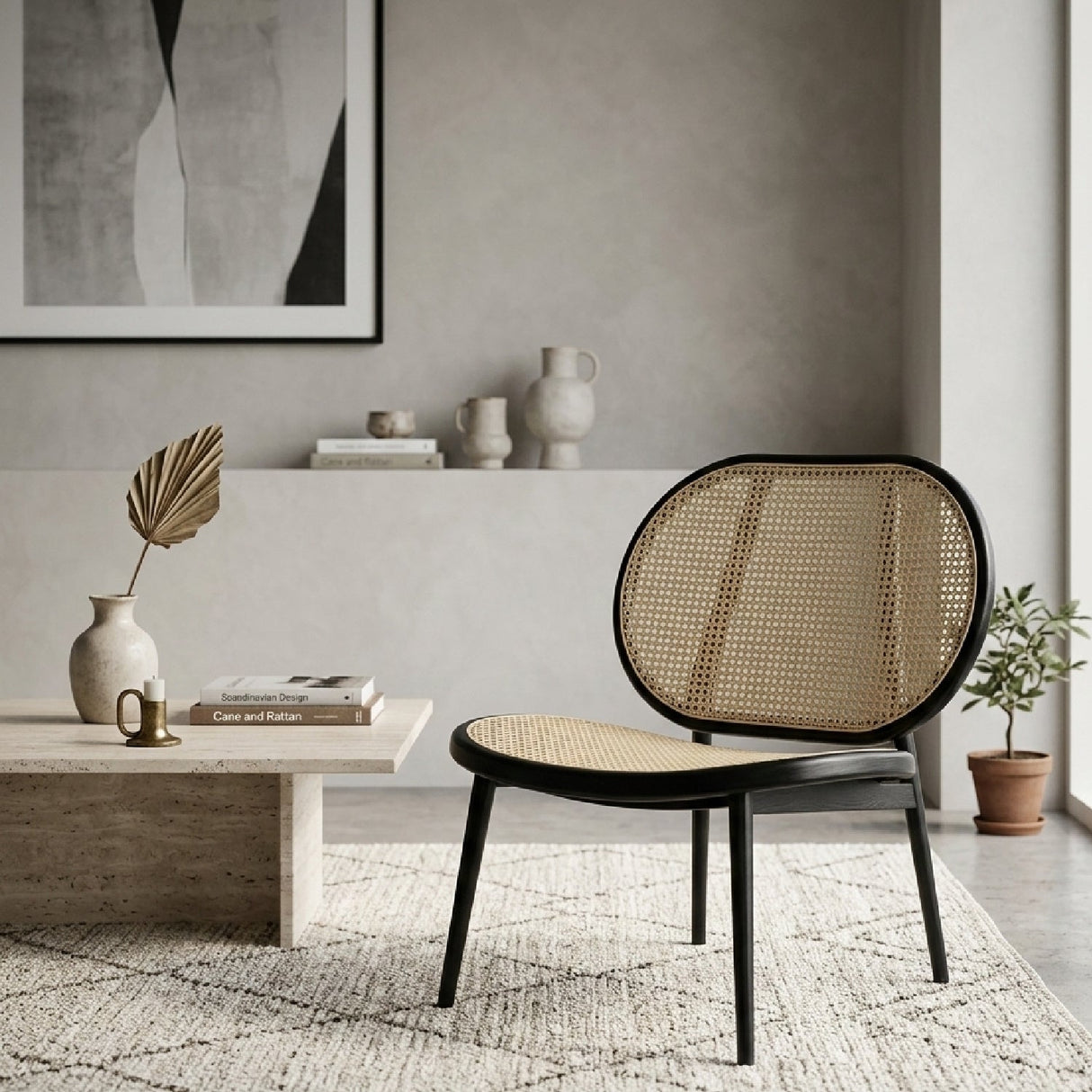 Webbed Back Lounge Chair | Zuiver Spike | Oroa.com