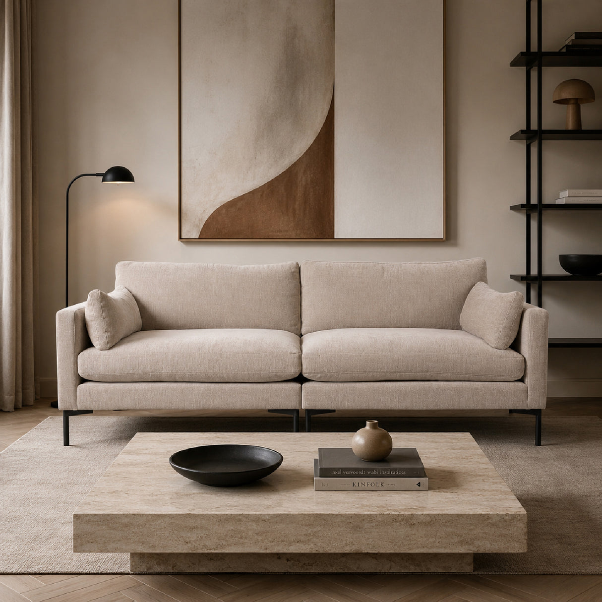 Upholstered 3-Seater Sofa | Oroa.com