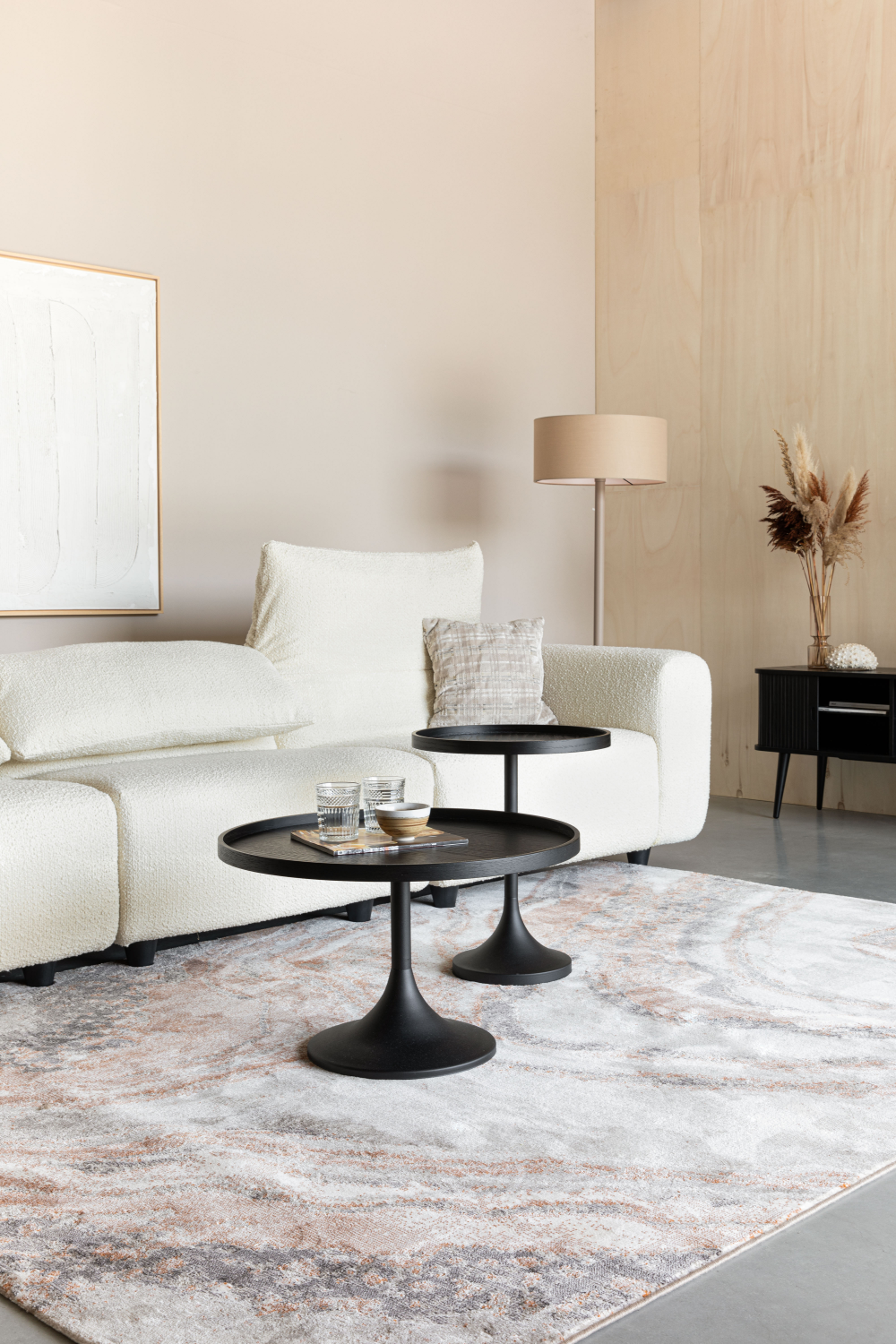 Mixed Fabric Upholstered Sofa | Zuiver Wings | OROA.com