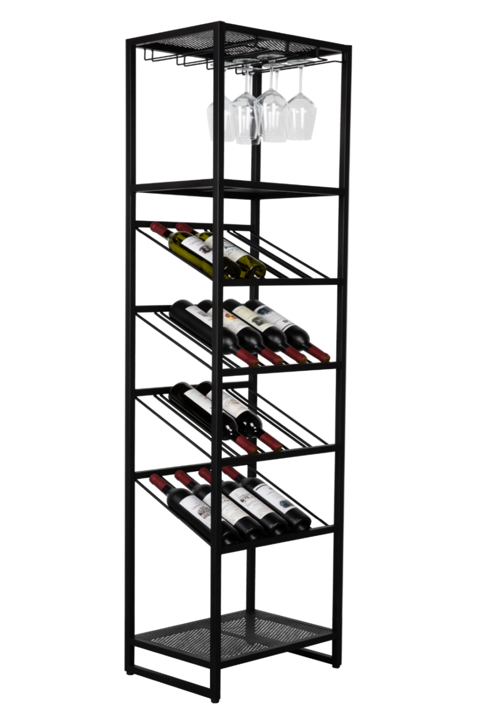 Black Wine Cabinet S | Oroa.com