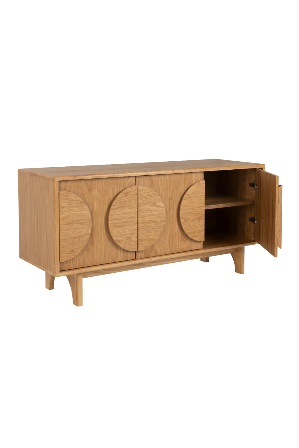 Wooden 3-Door Sideboard | Zuiver Groove | OROA.com