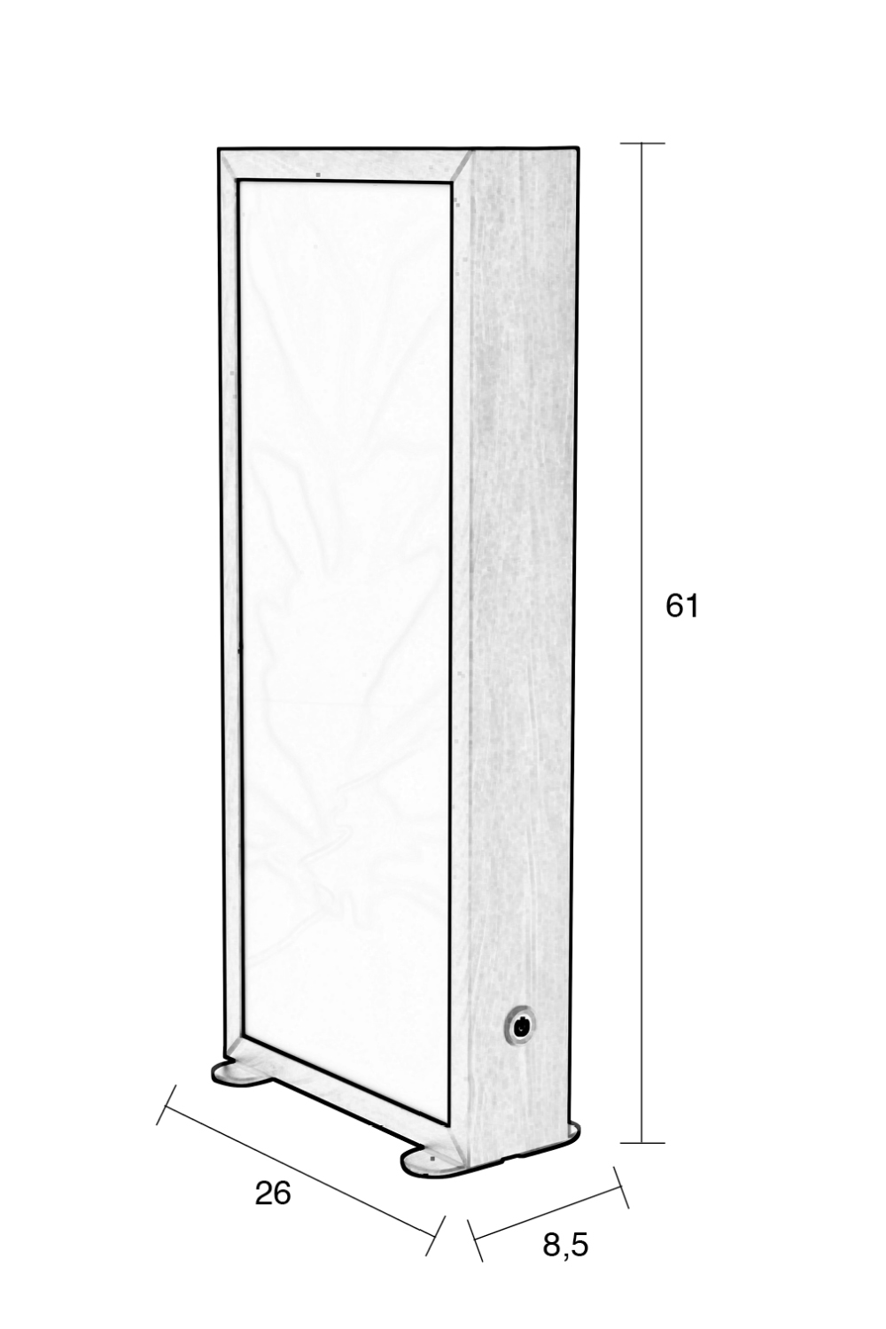 Houseplant Glass Floor Lamp | Zuiver Grow | Oroa.com