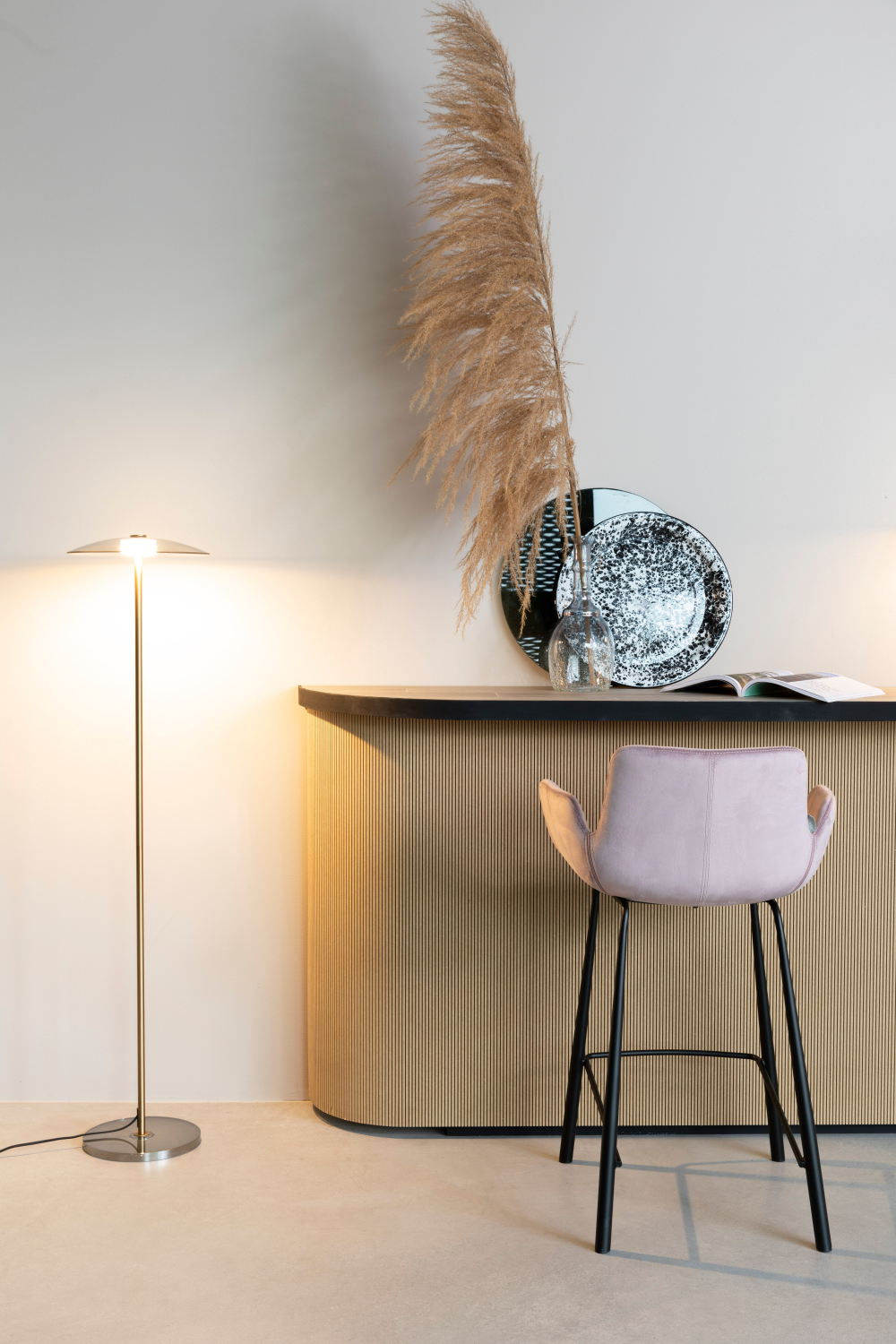 Glass Plate Floor Lamp | Oroa.com