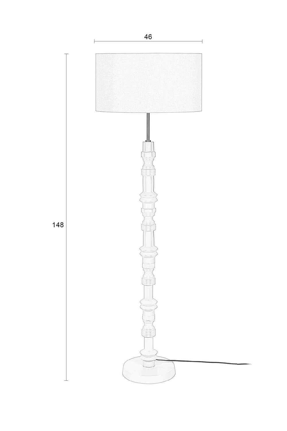 Modern Classic Floor Lamp | Zuiver Totem | Oroa.com