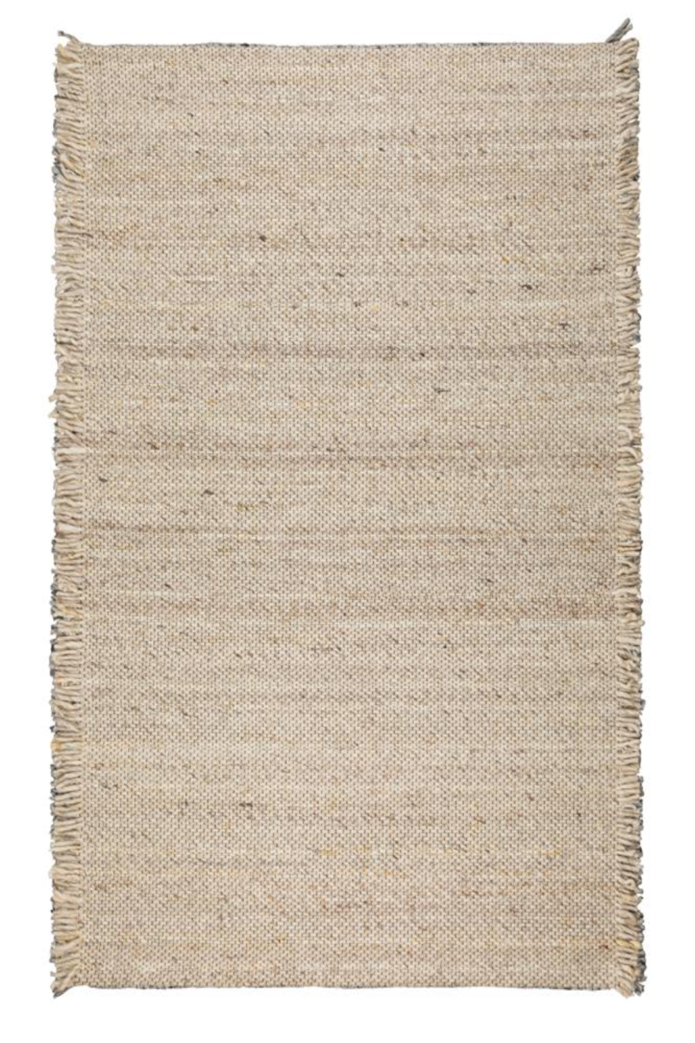 Handwoven Woolen Strands Carpet 5' x 8' | Zuiver Frills | Oroa.com
