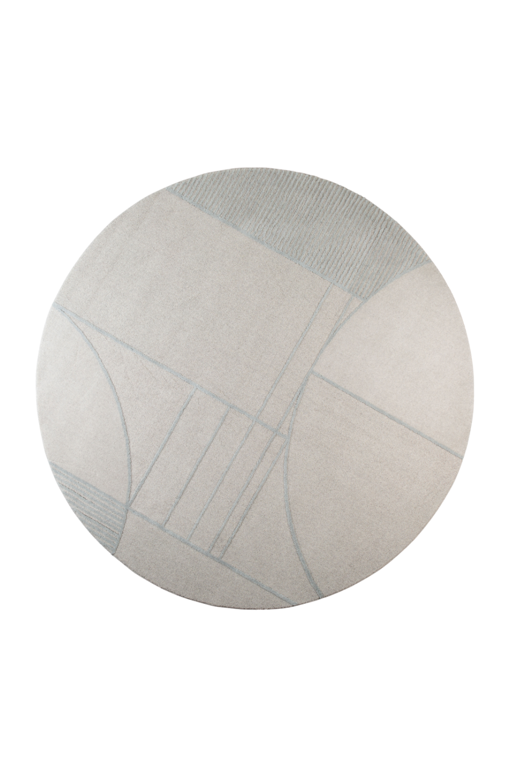 Round Modern Carpet 7' | Zuiver Bliss | OROA.com