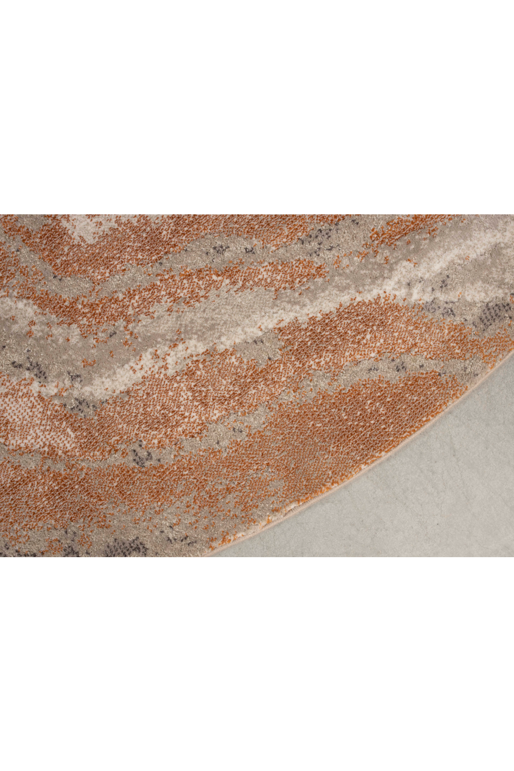 Round Gray Contemporary Carpet | Zuiver Solar | Oroatrade.com