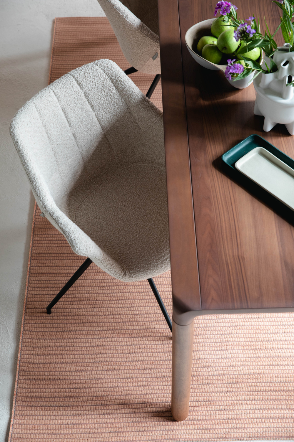 Orange Wool Carpet | Zuiver Waves | OROA.com