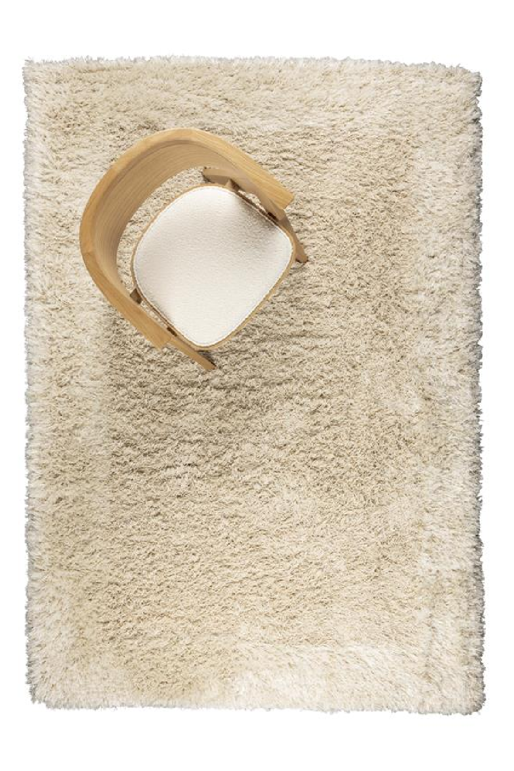 Beige Wool Carpet | Zuiver Curly | OROA.com