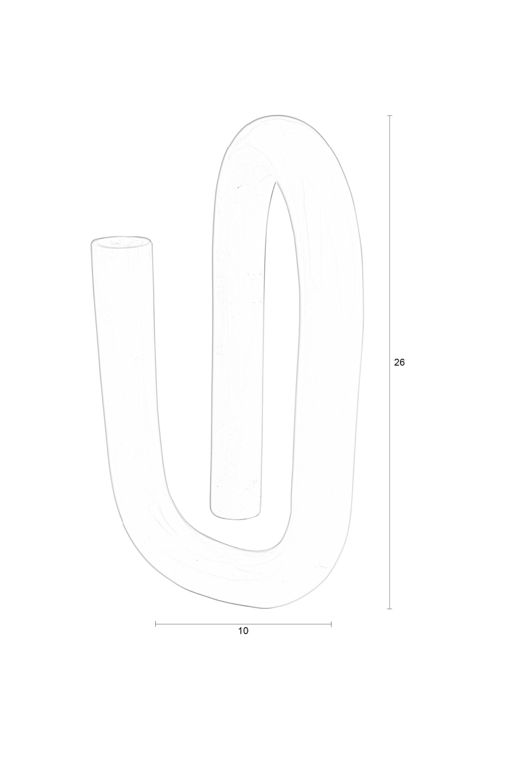 Aluminum Modern Candle Holder L | Zuiver Tubo | OROA.com