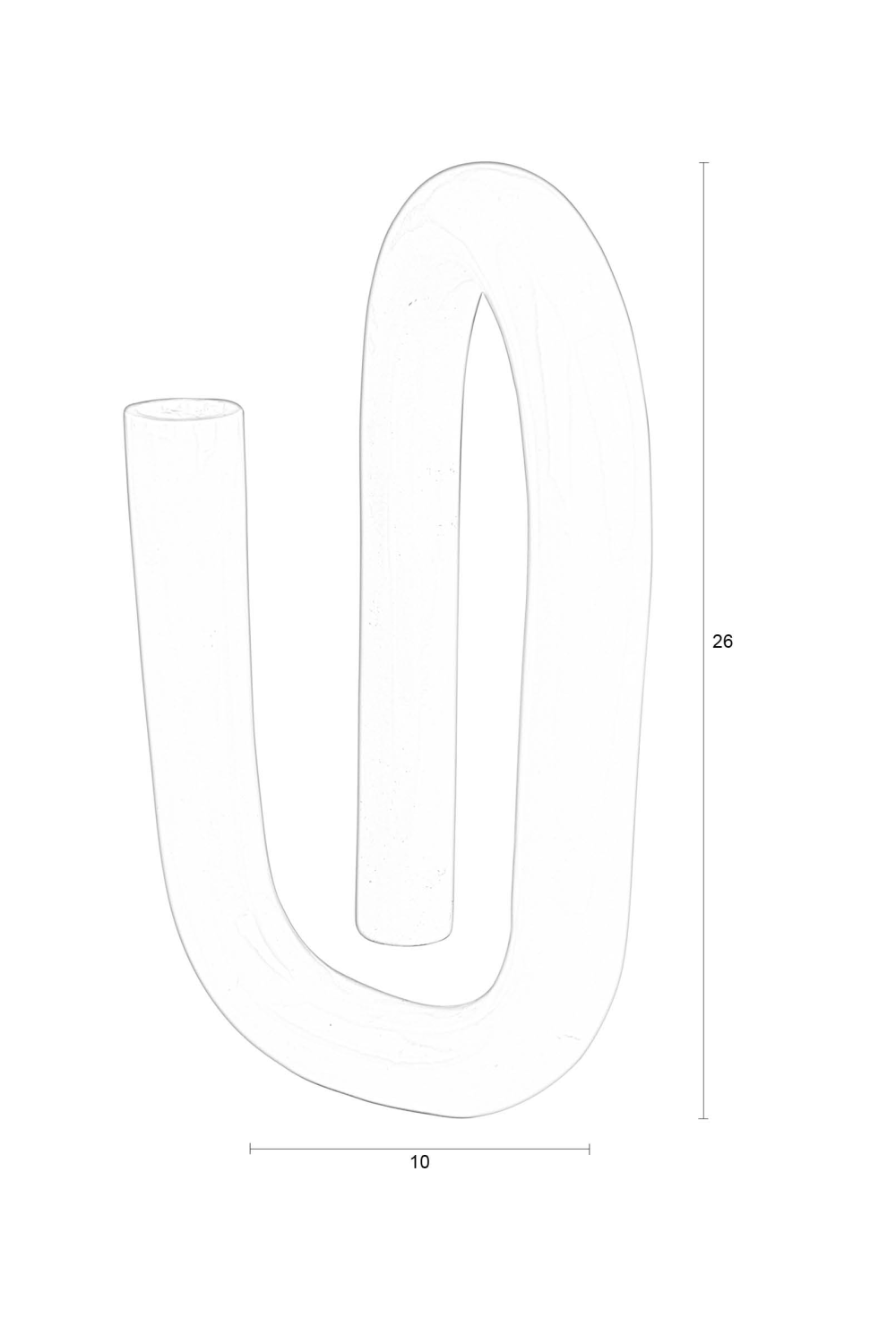 Aluminum Modern Candle Holder L | Zuiver Tubo | OROA.com