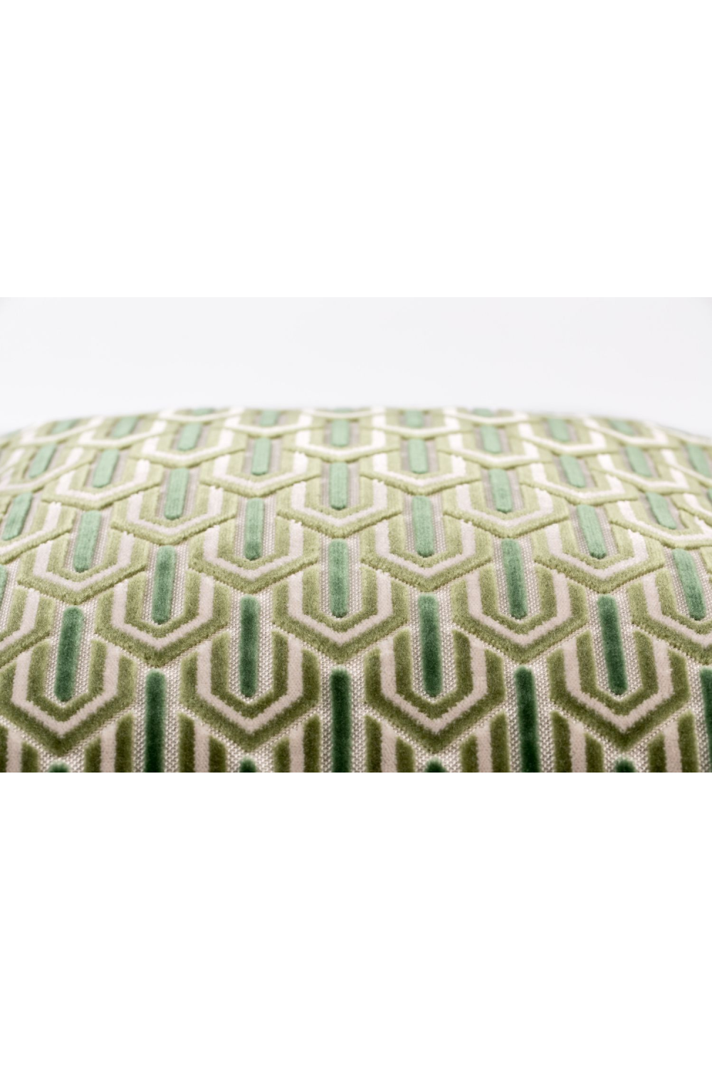 Green Geometric Throw Pillows (2) | Zuiver Beverly | OROA.com