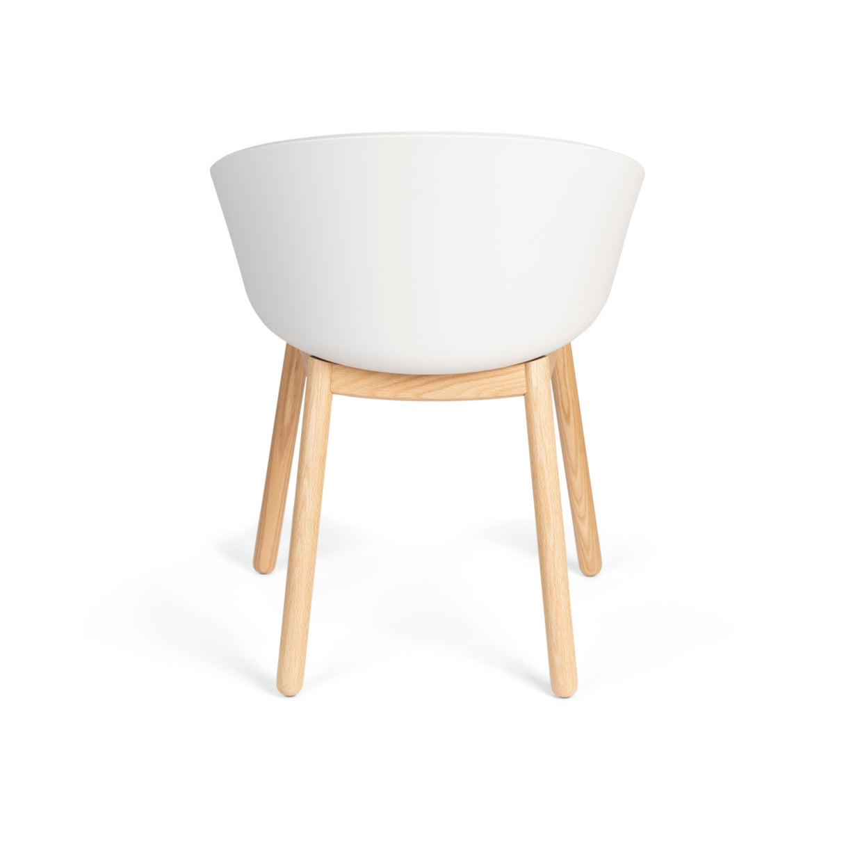 Modern furniture - Oak Legged Molded Dining Armchairs (2) - www.oroa.com | Oroa.com