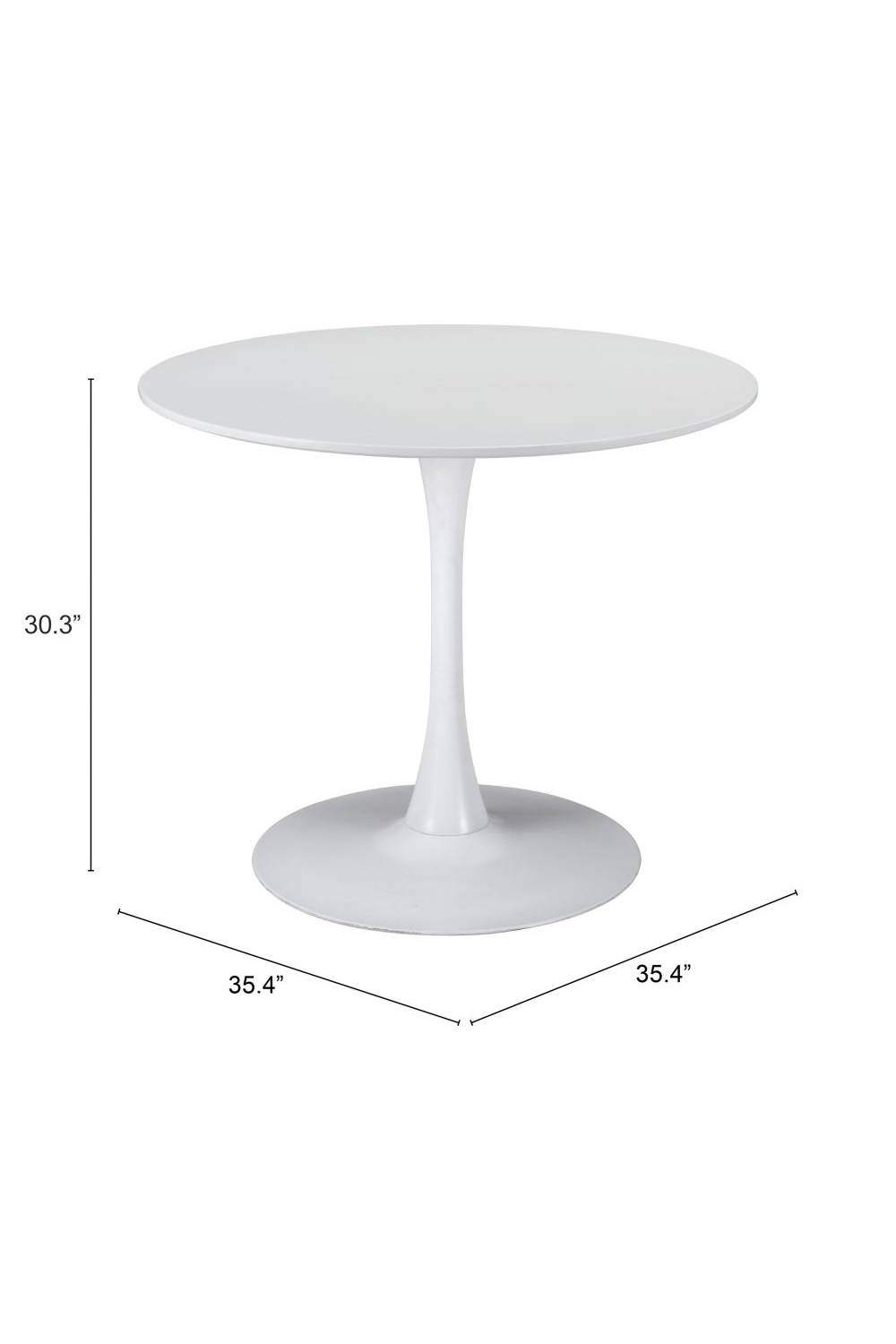 Round Pedestal Dining Table | OROA Modern Opus | Oroa.com