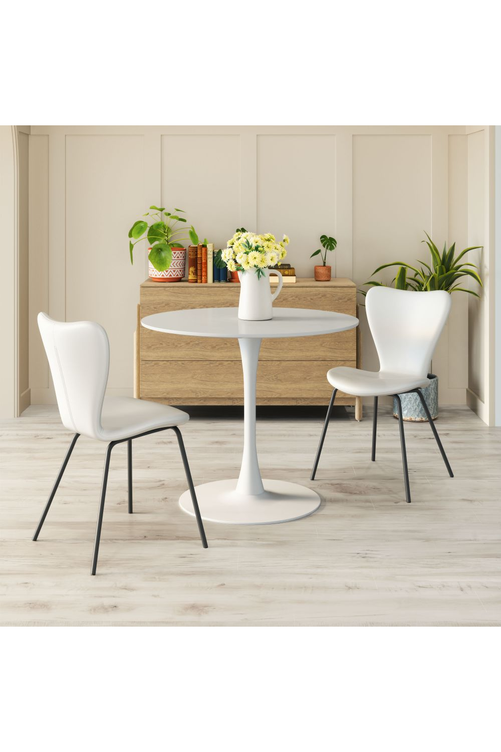 Round Pedestal Dining Table | OROA Modern Opus | Oroa.com