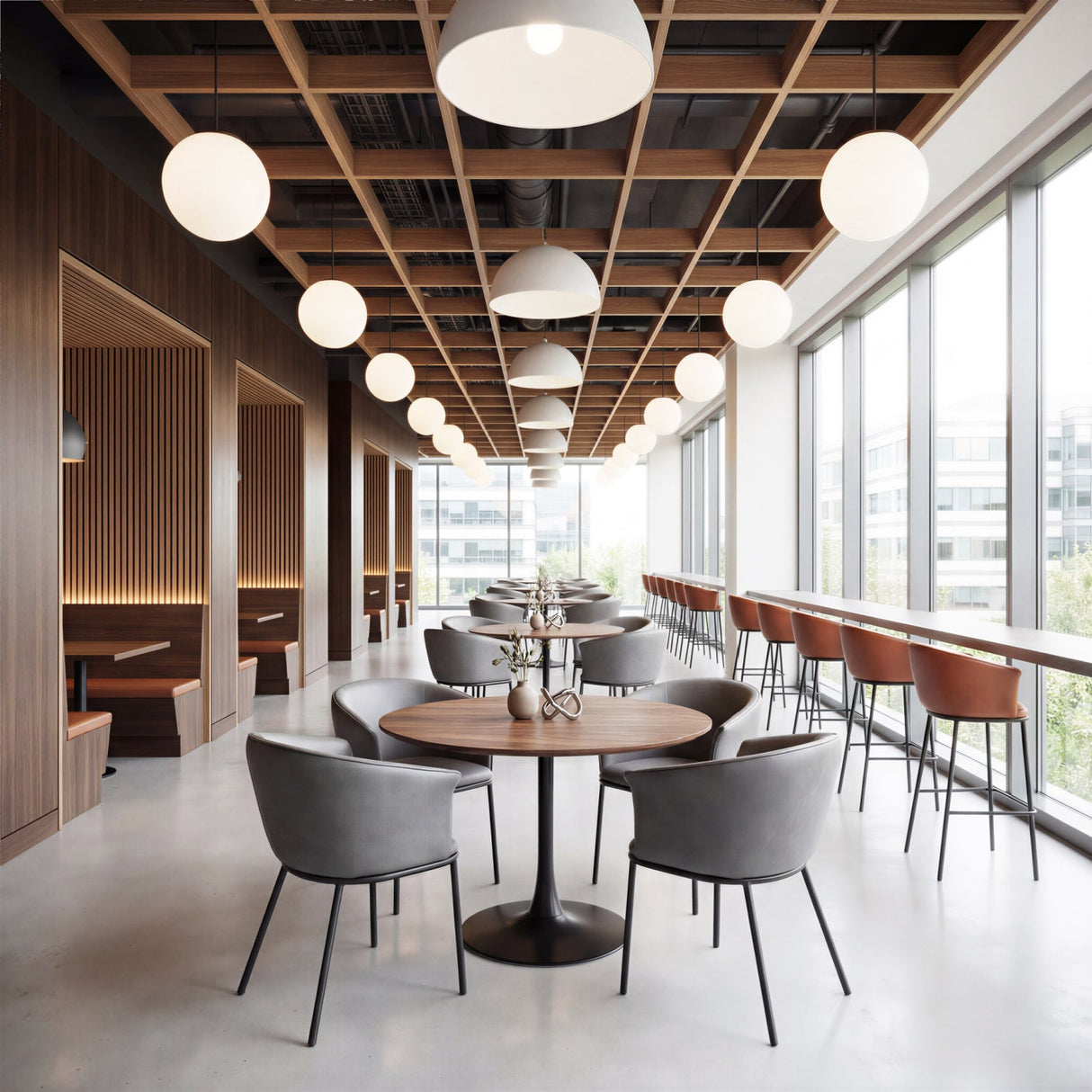 Wooden Pedestal Dining Table | OROA Modern Opus | Oroa.com