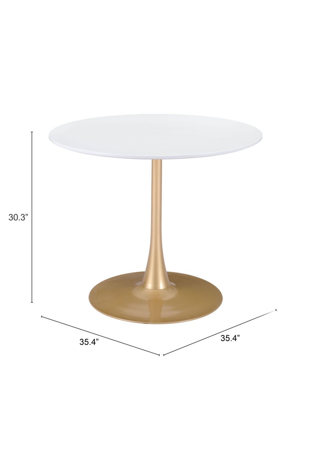 Round Pedestal Dining Table | OROA Modern Opus