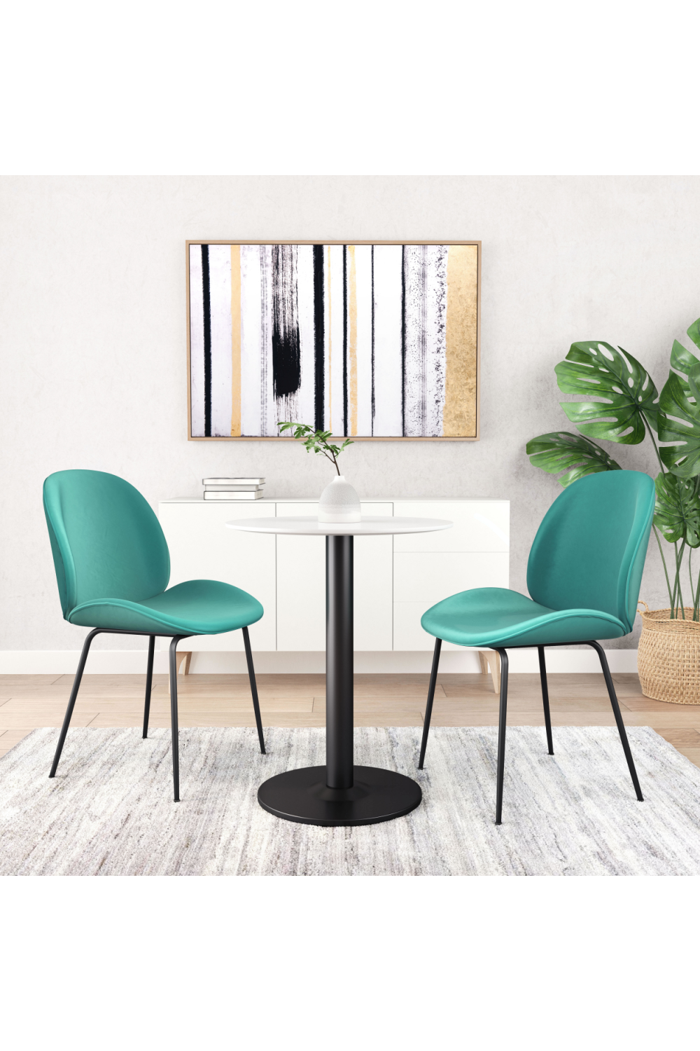 White Bistro Table | OROA Modern Alto | Oroa.com