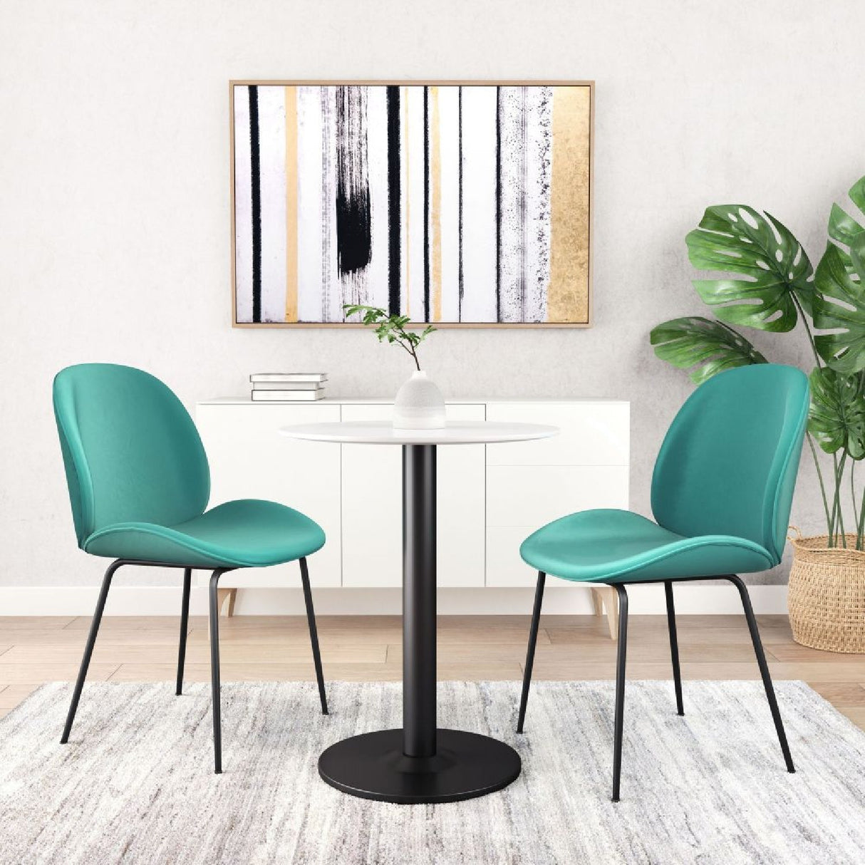 White Bistro Table | OROA Modern Alto | Oroa.com