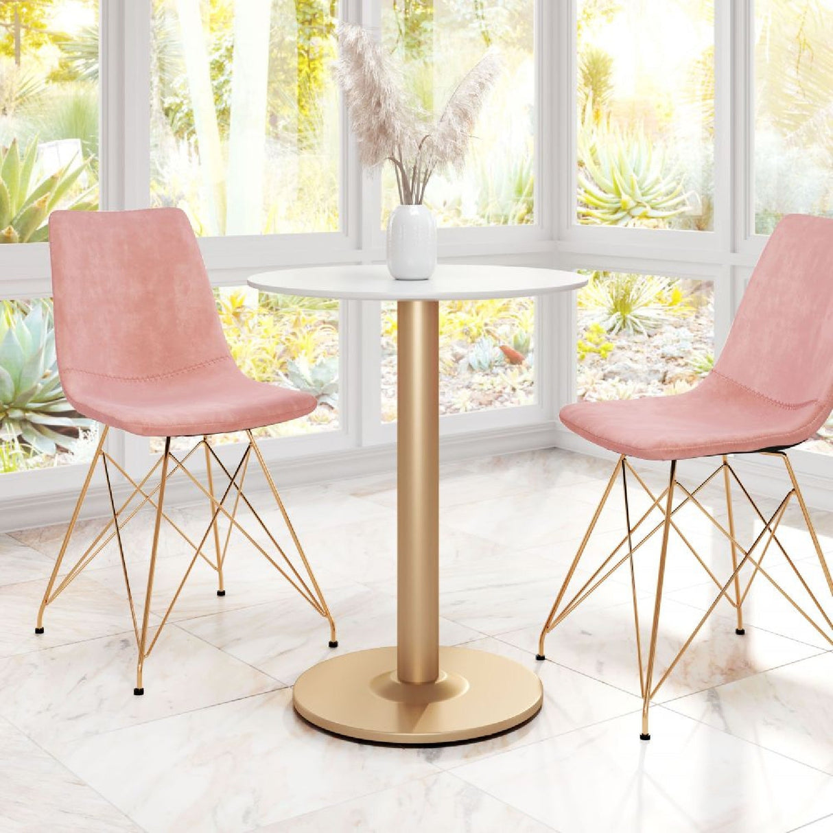 White Bistro Table | OROA Modern Alto | Oroa.com