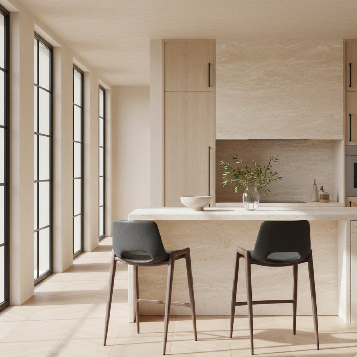 Leather Counter Stools (2) – Desi – alternate view 20