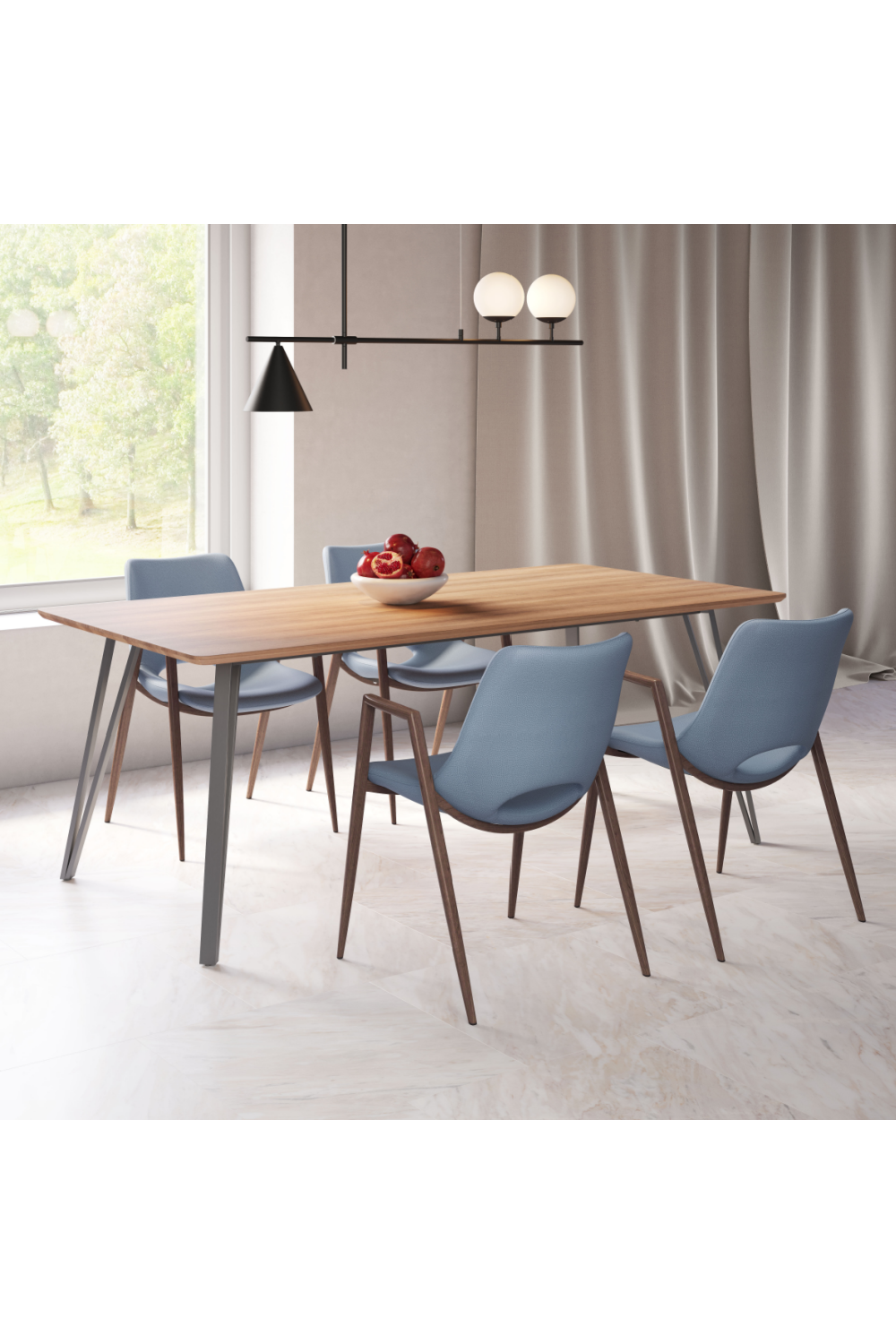 Leather Dining Chairs (2) | OROA Modern Desi | Oroa.com