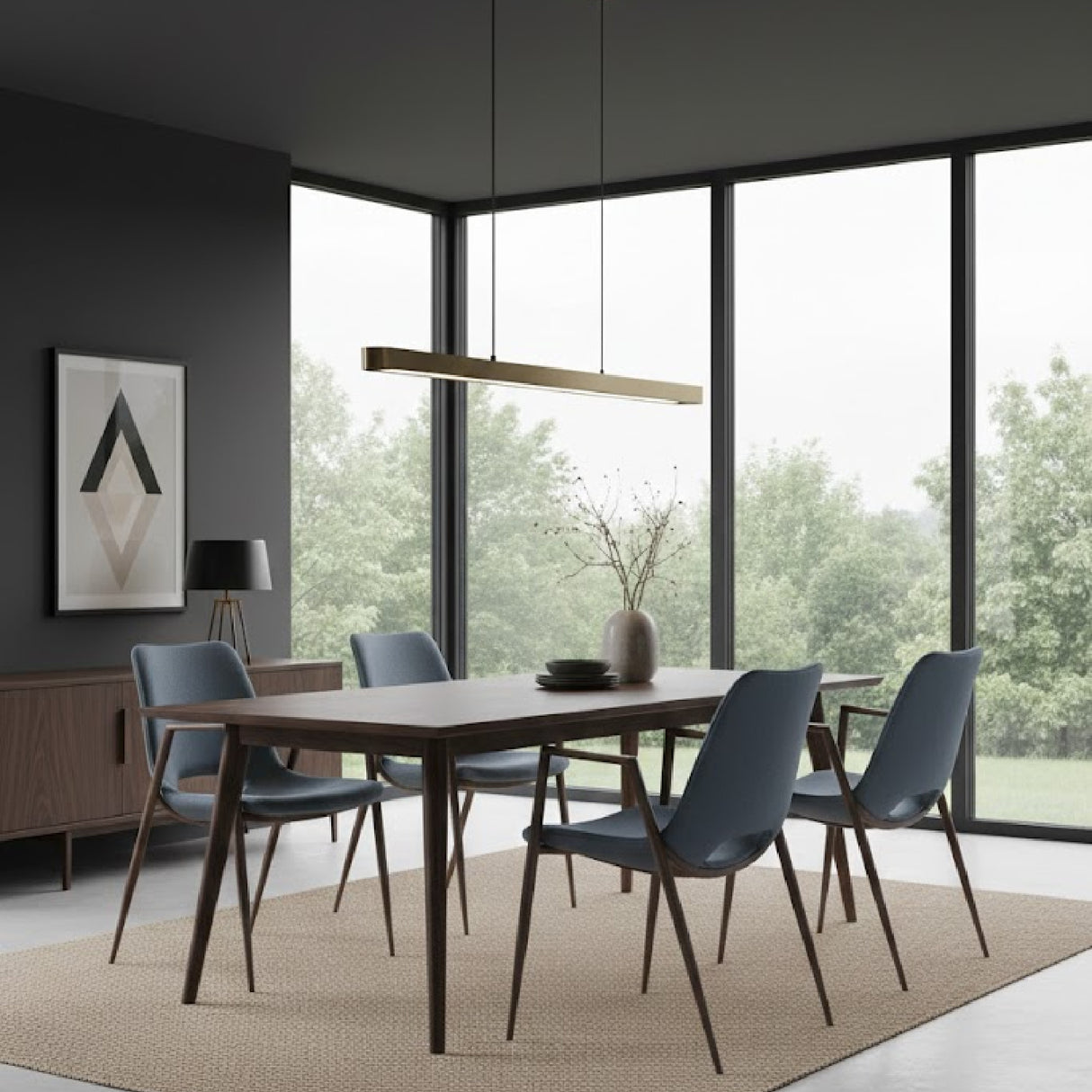 Leather Dining Chairs (2) | Oroa.com