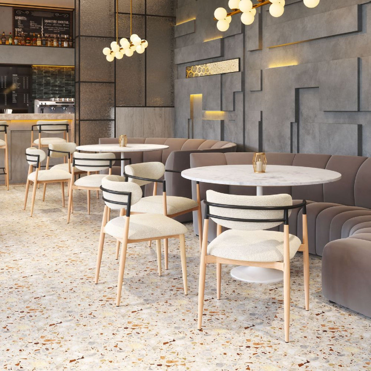White Pedestal Dining Table | OROA Modern Phoenix | Oroa.com