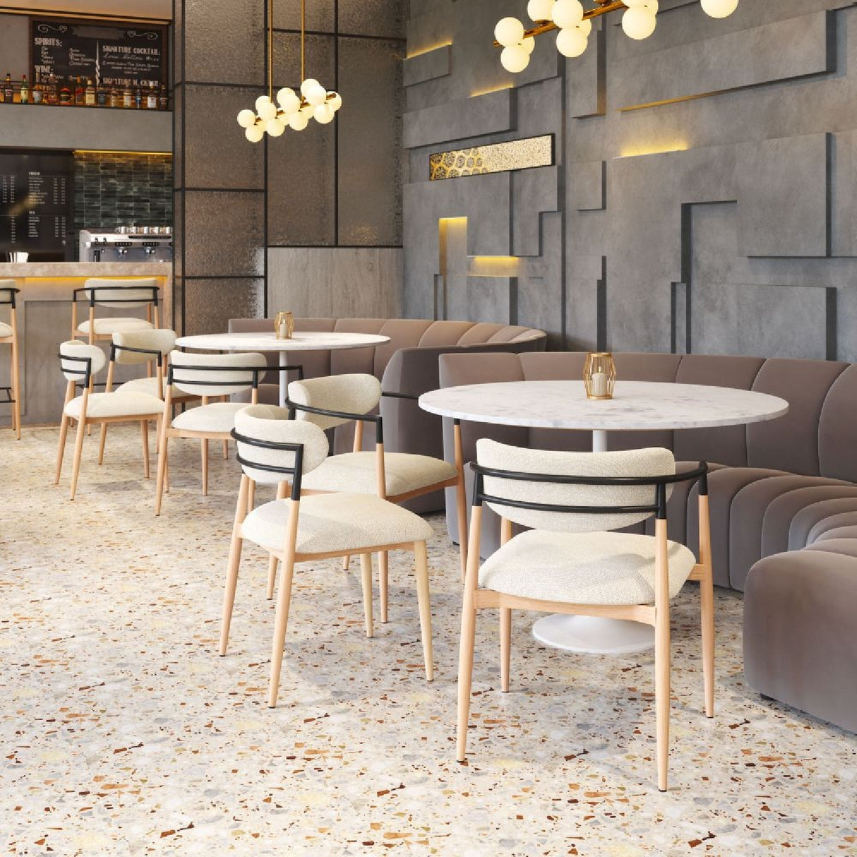 White Pedestal Dining Table | OROA Modern Phoenix | Oroa.com