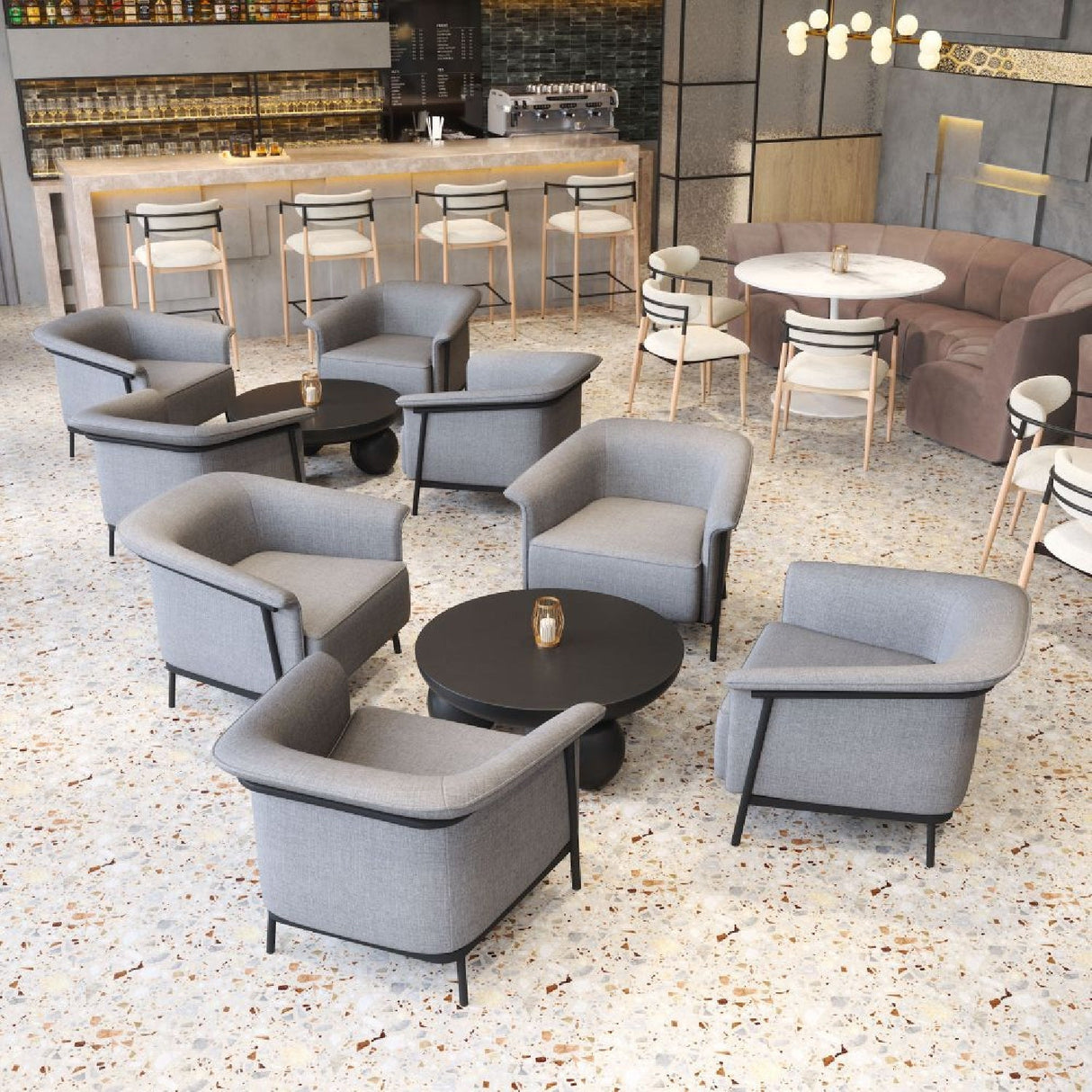 White Pedestal Dining Table | OROA Modern Phoenix | Oroa.com
