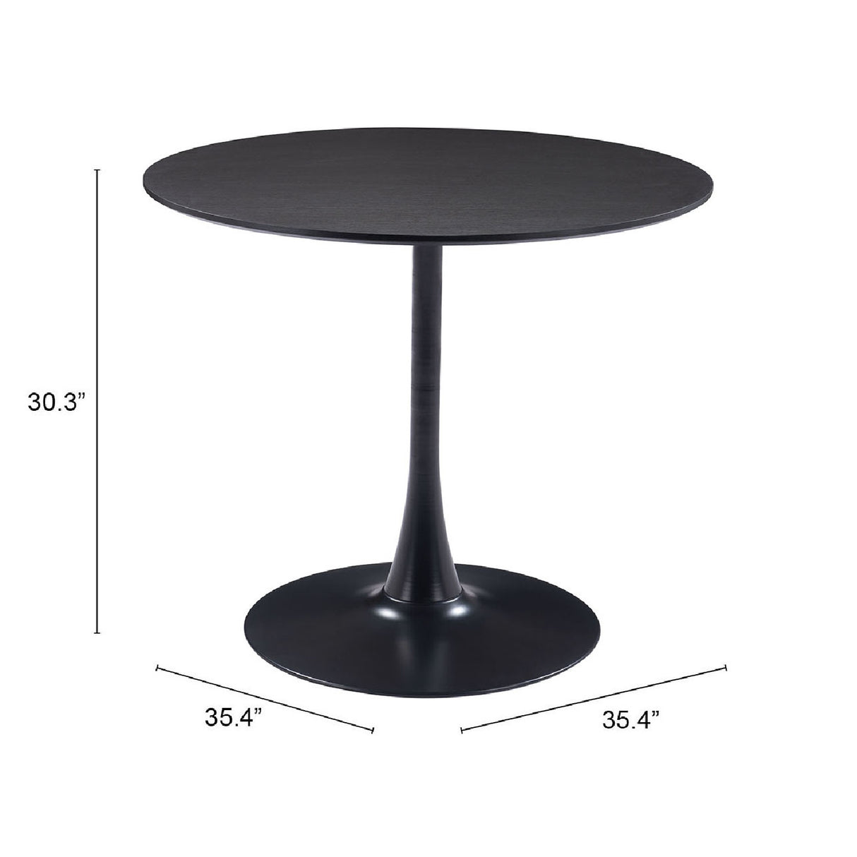 Wooden Pedestal Dining Table | OROA Modern Opus | Oroa.com