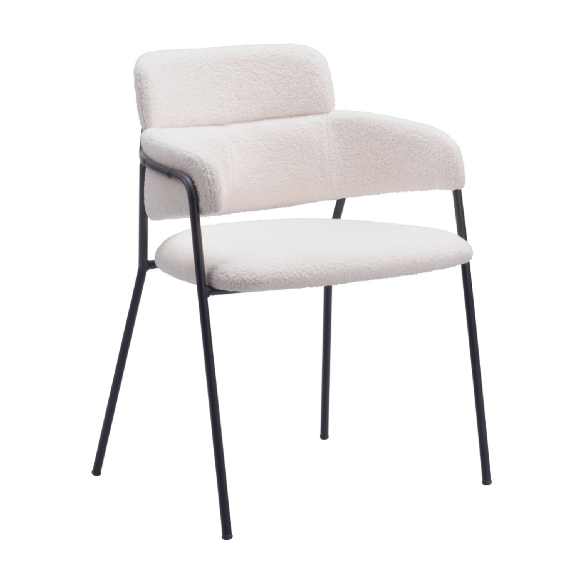 Shearling Style Dining Chairs (2) | OROA Modern Marcel | Oroa.com
