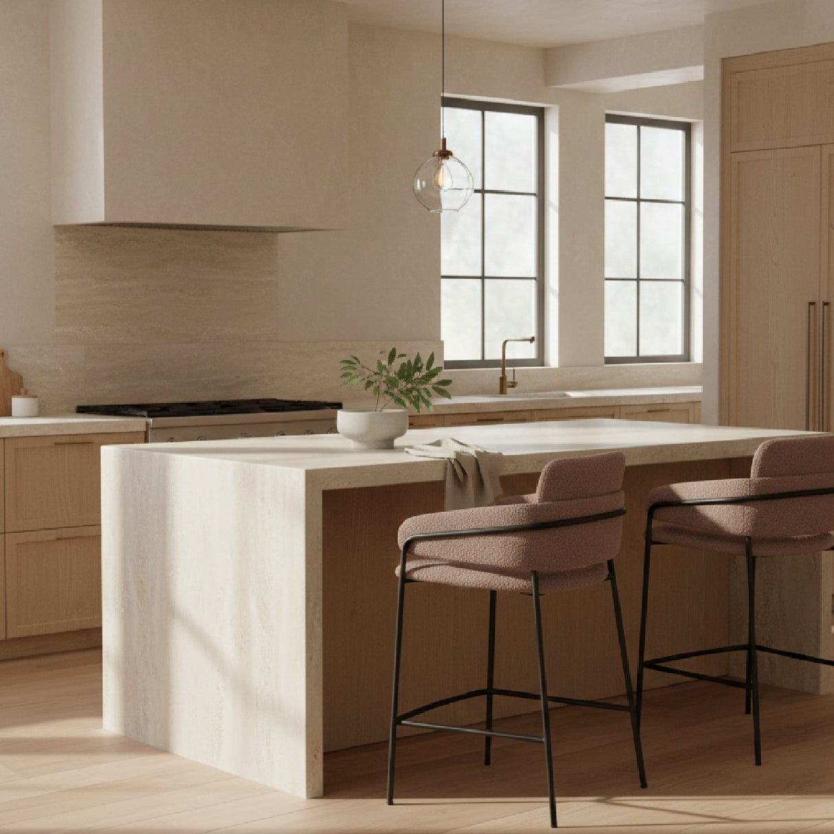 Shearling Style Counter Stools (2) – Marcel – alternate view 10