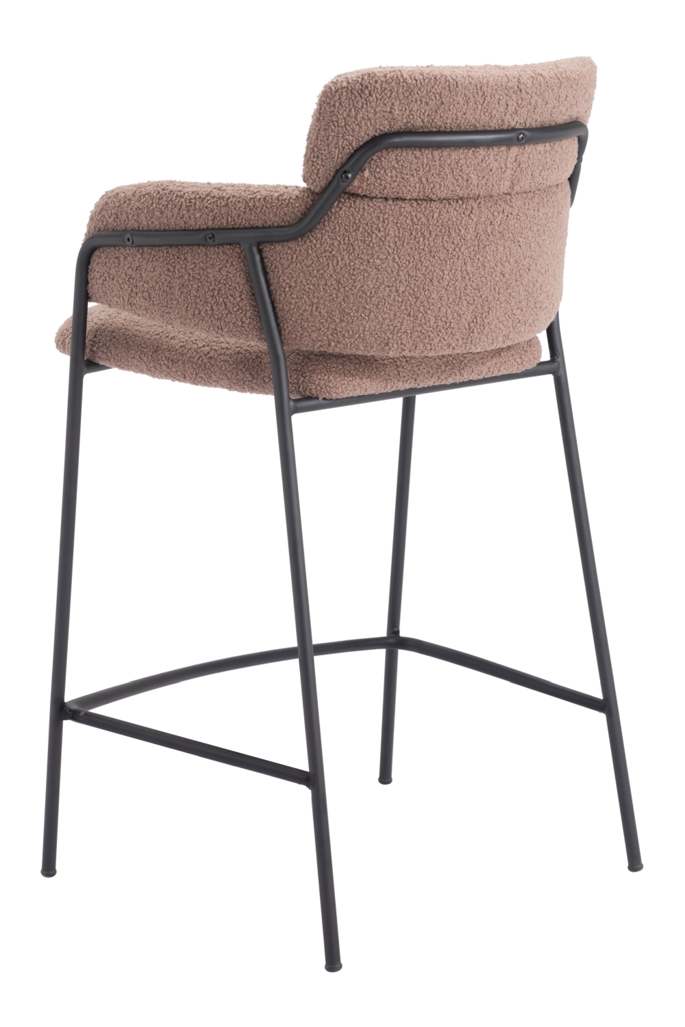 Shearling Style Counter Stools (2) | OROA Modern Marcel | Oroa.com