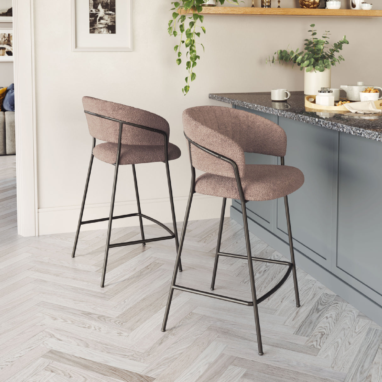 Curved-Back Counter Stools (2) – Josephine – alternate view 10