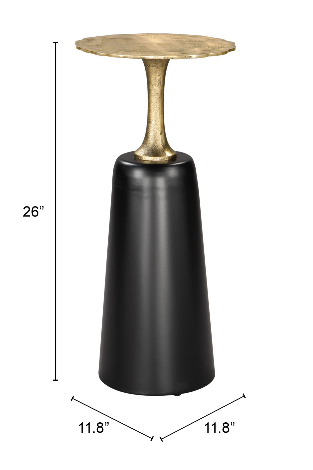 Gold Top Drink Table | Oroa.com