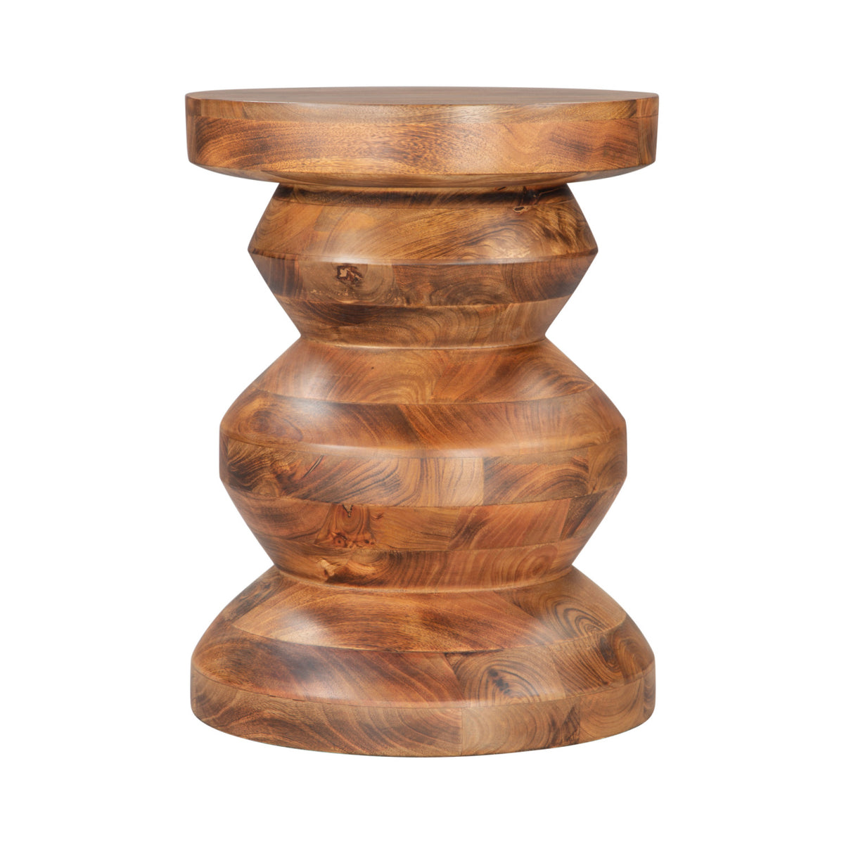 Lacquered Acacia Side Table | OROA Modern Kerala