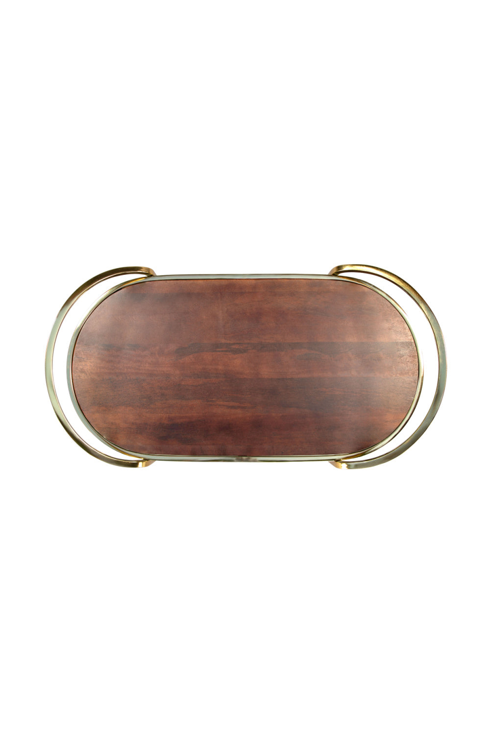 Gold Framed Oval Bar Cart | OROA Modern Antalya | Oroa.com