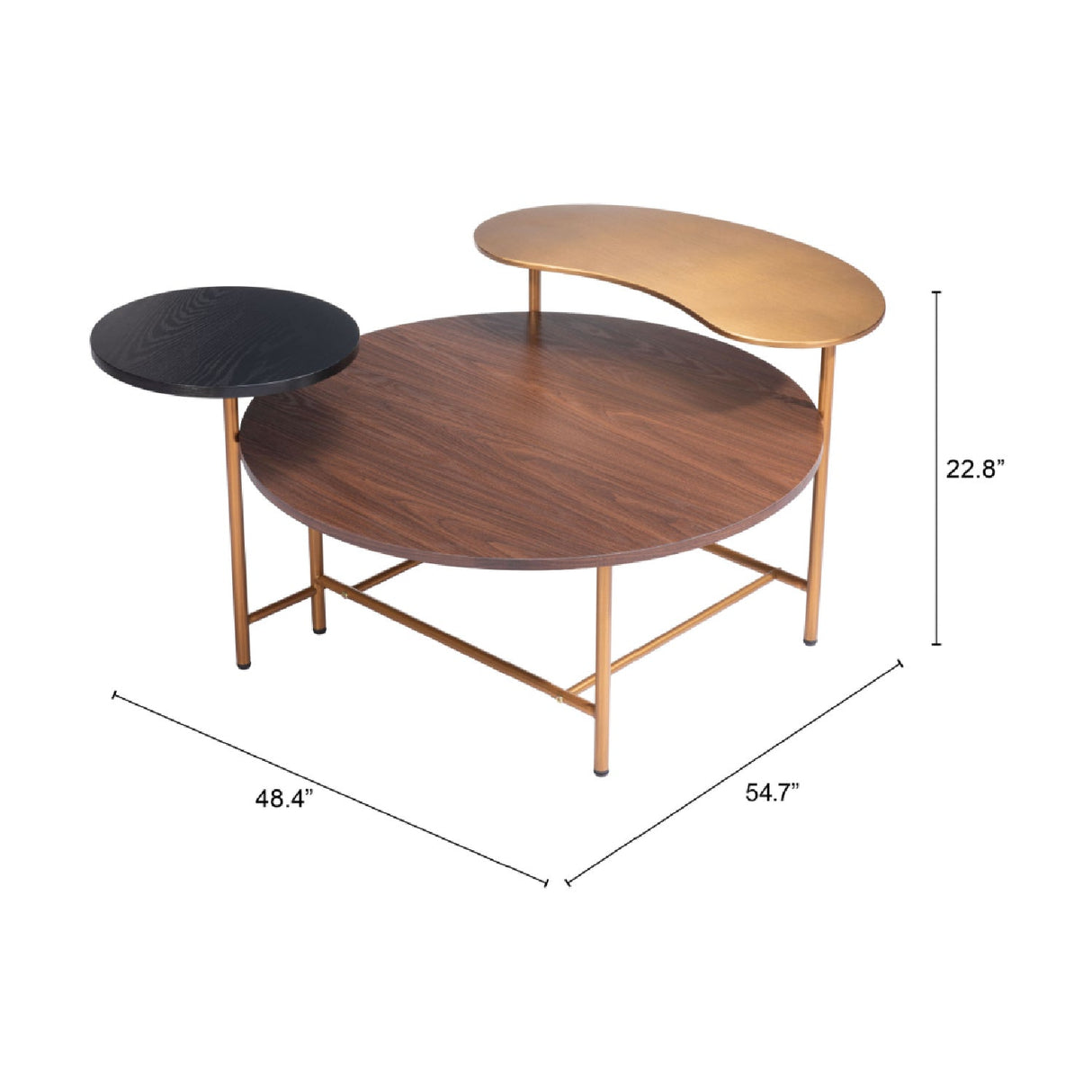 Multicolored Wooden Coffee Table – Viken – alternate view 12